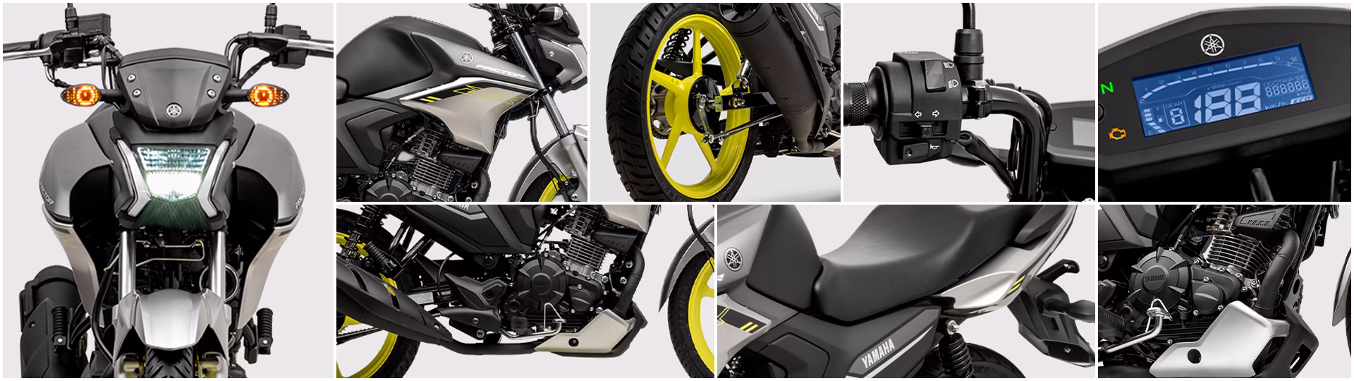 Factor 150 DX Mais Sofisticação e Estilo | Consórcio Yamaha Brasil - detalhes e especificacoes da moto