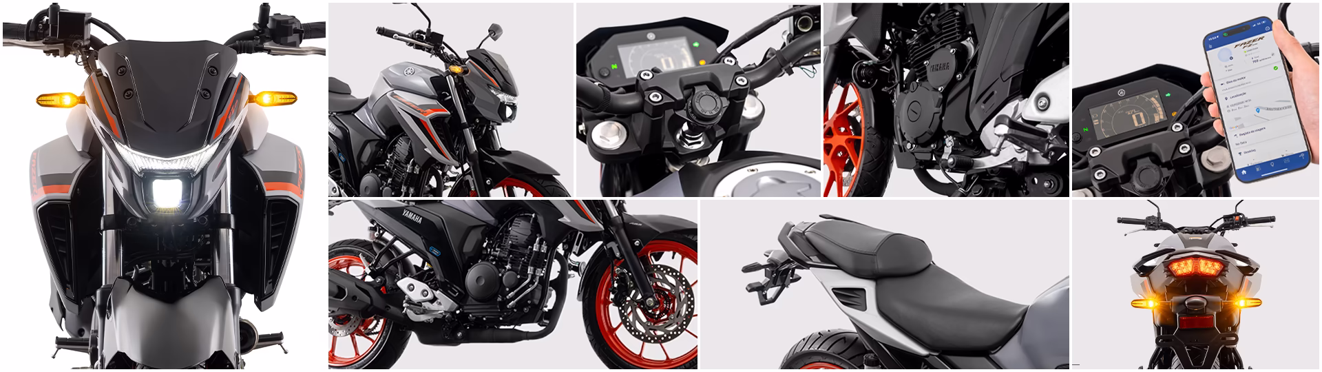 Fazer 250 ABS CONNECTED Feita Para Surpreender Consórcio Yamaha Brasil - detalhes e especificacoes da moto