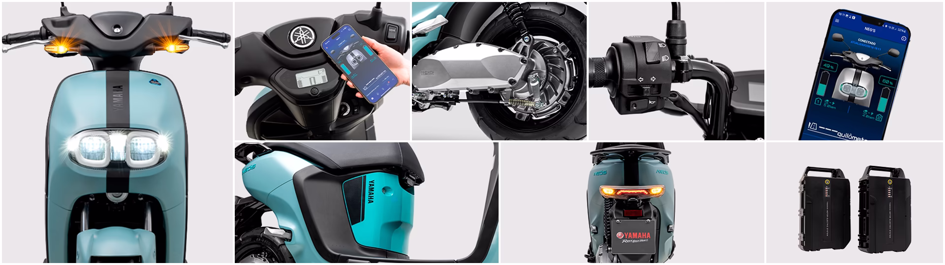 NEOS Elétrica, A primeira Yamaha Elétrica do Brasil Consórcio Yamaha - detalhes e especificacoes da moto